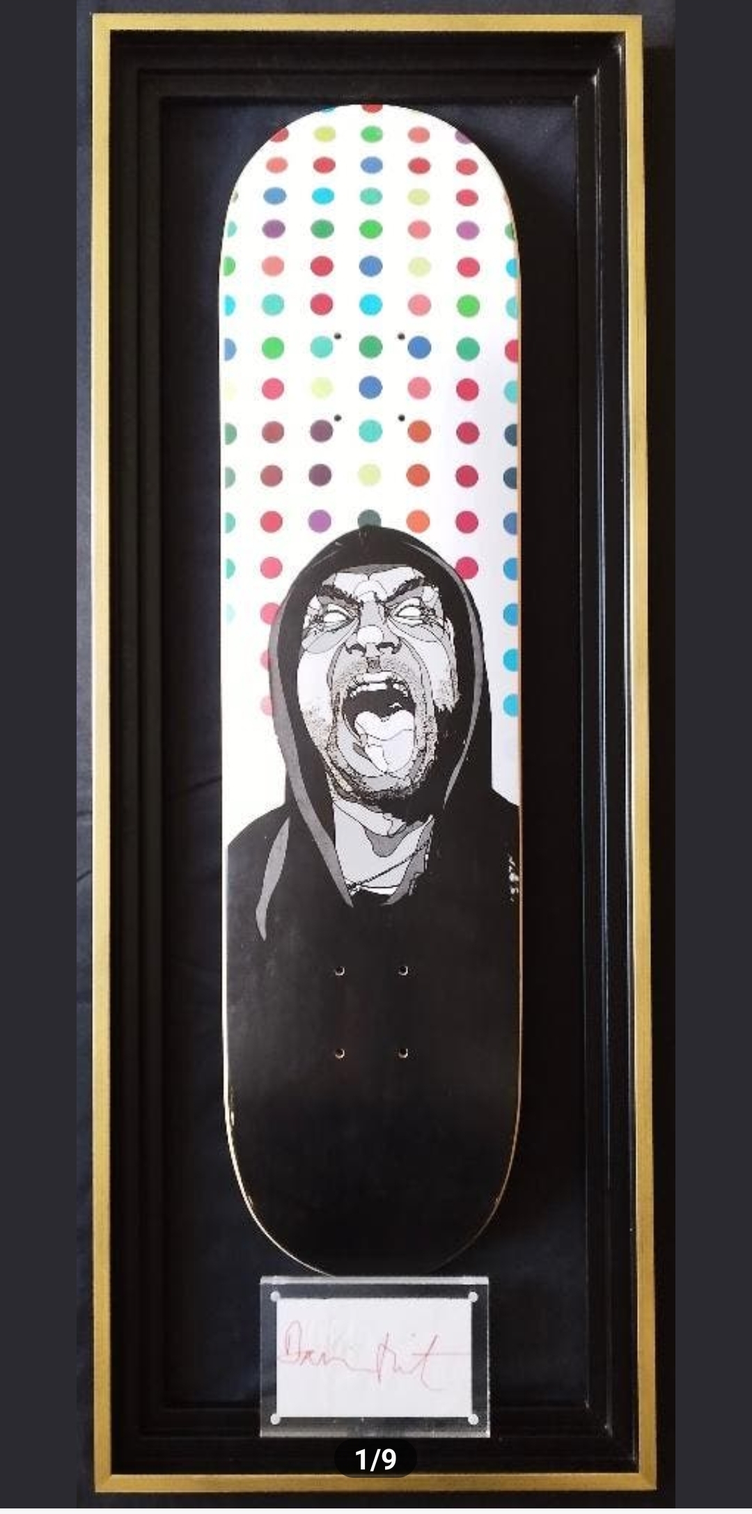 Damien Hirst - "Skateboard" van Damien Hirst en David Flores, gesigneerd en genummerd. kopen? Bied vanaf 500!
