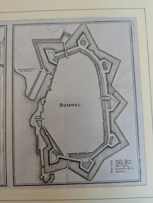 Caspar Merian - Stadsplattegrond van Bommel en Breevoort kopen? Bied vanaf 20!