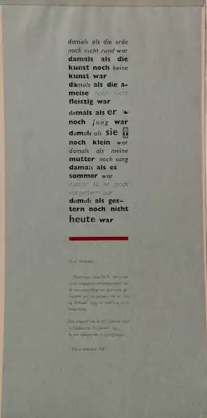 Hendrik Werkman - damals als die erde noch nicht rund war... verkocht voor € 45!