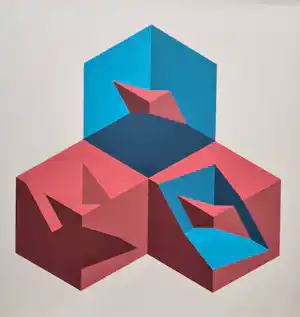 Peter Struycken - Abstract Z. T. (1966) . kopen? Bied vanaf 149!