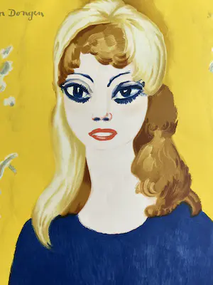 Kees van Dongen - Handgesigneerde lithografische affiche | 'Brigitte Bardot' | 1964 kopen? Bied vanaf 1!