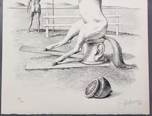 Joop Moesman - gesigneerde litho uit Petit 1 kopen? Bied vanaf 150!