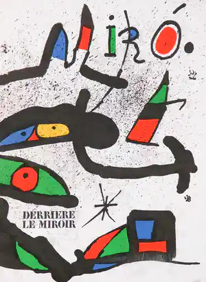 Joan Miro - Derrière le Miroir 1978 no.231 verkocht voor € 70!