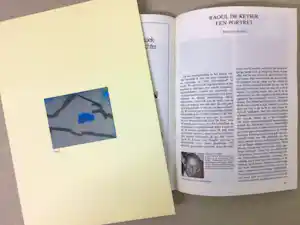 Raoul De Keyser - 4 Items - "Zeilen...Heuvels" - Ilse d'Hollander - De Brabandere - Roland Jooris verkocht voor € 60!