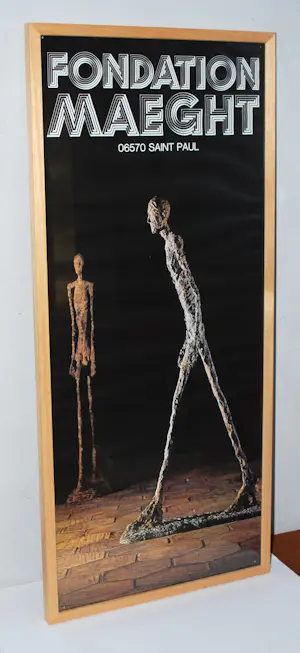 Alberto Giacometti - MAEGHT monumentaal boek & ingelijste affiche Giacometti kopen? Bied vanaf 65!