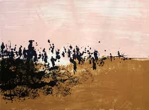 Constant - kleurenlitho - 'Happening I' - 1966 (GROOT WERK) verkocht voor € 950!