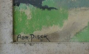 Adri Pieck - Aprildag in de kloosterhof kopen? Bied vanaf 175!
