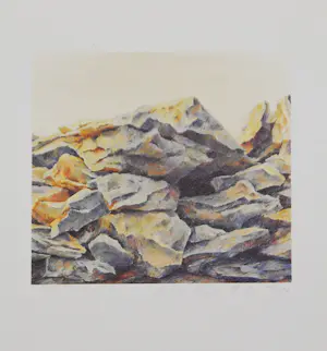 Rolf Meyn - Drie handgesigneerde zeefdrukken: Landschappen I, II, III | GRATIS VERZENDING kopen? Bied vanaf 35!