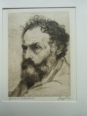 Dirk Harting - PORTRET VAN MAN MET BAARD kopen? Bied vanaf 35!