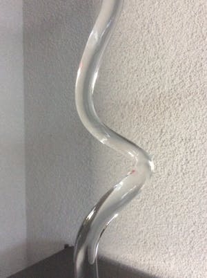 Niet of onleesbaar gesigneerd - Drie glasobjecten kopen? Bied vanaf 1!