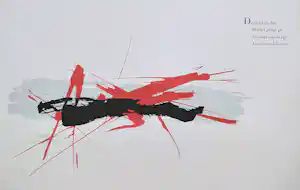 Arty Grimm - Cees Nooteboom - Tekens tegen het wit, tekst + zeefdruk kopen? Bied vanaf 75!