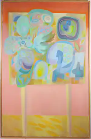 Marius de Leeuw - Acryl op doek, Bloemen - Ingelijst kopen? Bied vanaf 70!