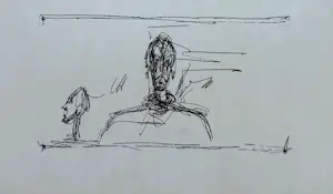 Alberto Giacometti - Plastiken im Studio Original-Lithographie 1951 WVZ Lust Nr. 93 kopen? Bied vanaf 80!