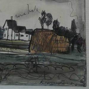 Paul Kromjong - B1671-9b, boerenlandschap kopen? Bied vanaf 10!