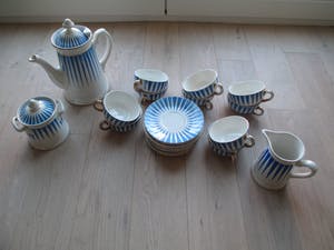 Keramiekfabriek Nimy - 10 delig koffieservies kopen? Bied vanaf 120!