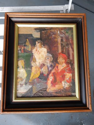 Yakov Tarasovich Besperstov - evening village scene kopen? Bied vanaf 250!