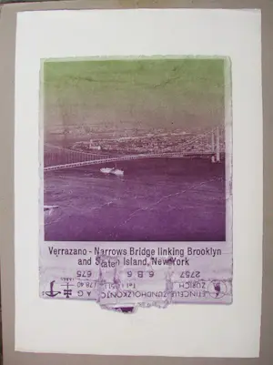 Franz Eggenschwiler - VERRAZANO NARROWS BRIDGE 1970 signiert kopen? Bied vanaf 150!
