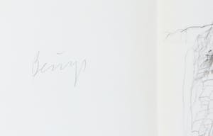 Joseph Beuys - Zeldzame granolitho, Zonder titel - Ingelijst kopen? Bied vanaf 1!