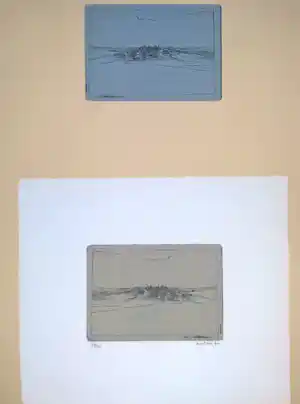 Willem van Malsen - gesigneerde litho - Prent 190 kopen? Bied vanaf 50!