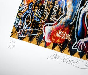 Mark Kostabi - Serendipity - Giclèe op papier2017 - handgesgineerd oplage 61/100 kopen? Bied vanaf 125!