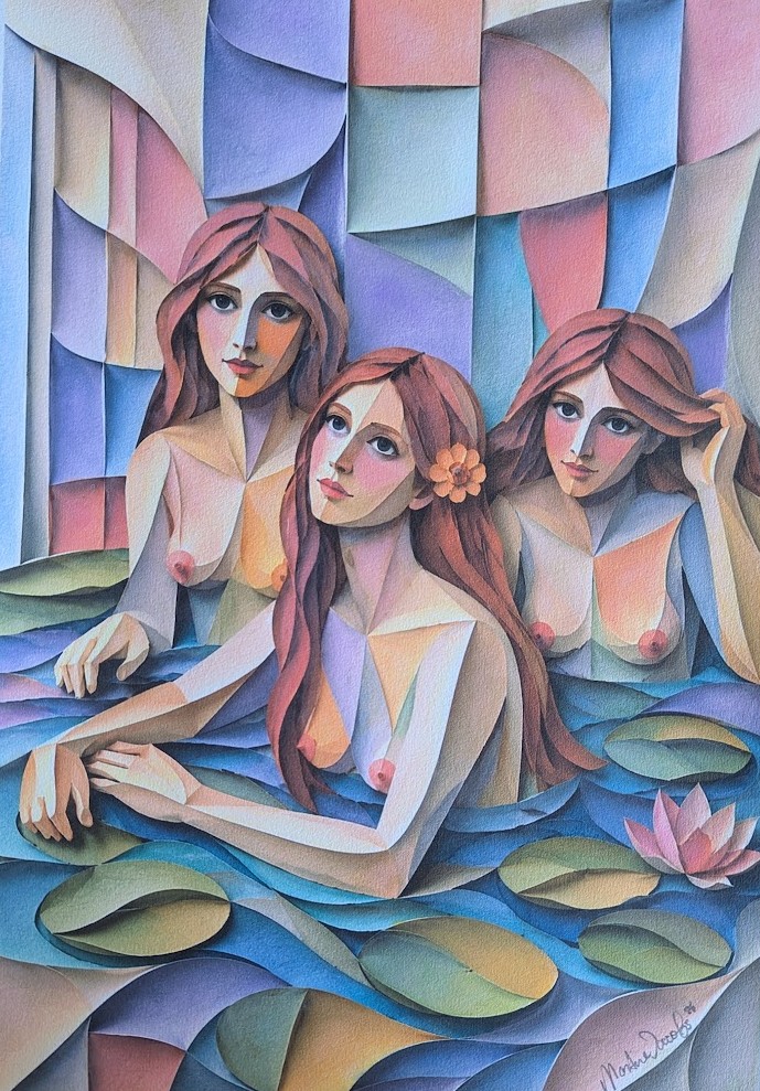Martine Jacobs - Three Nymphes kopen? Bied vanaf 59!