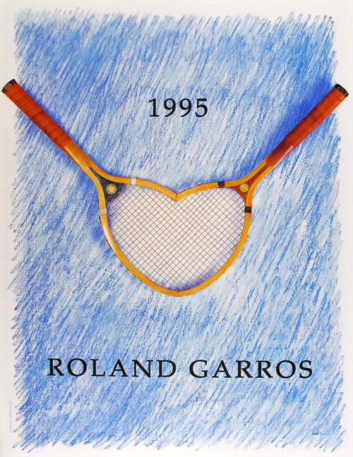 Donald Lipski - Kleurenoffset-litho Affiche ROLAND GARROS 1995 kopen? Bied vanaf 35!