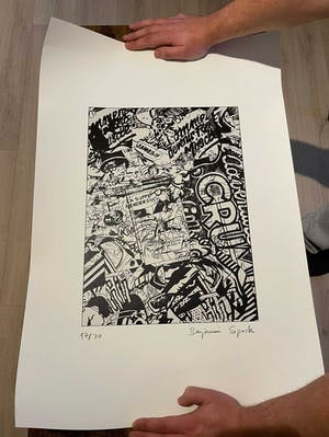 Benjamin Spark - "Fou" Original Print NEW kopen? Bied vanaf 200!