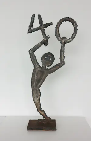Albrecht Genin - Sculptuur van metaal, Figur 40 kopen? Bied vanaf 150!