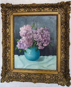 Niet of onleesbaar gesigneerd - Bloemen in vaas kopen? Bied vanaf 1!