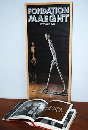 Alberto Giacometti - MAEGHT monumentaal boek & ingelijste affiche Giacometti kopen? Bied vanaf 65!