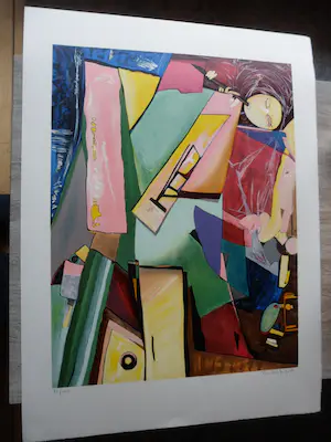 Sandra Jayat - Litho, Vouloir Voir kopen? Bied vanaf 30!