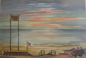 Fré Drost - Scheveningen strand kopen? Bied vanaf 70!