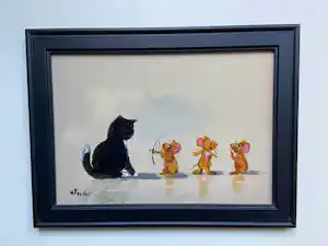 Henk Poeder - Kitten ontmoet muisjes verkocht voor € 83!
