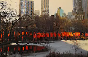 Christo - "The Gates " Central Park NYC - 2005 - ongesigneerde foto litho kopen? Bied vanaf 35!