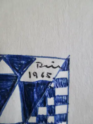 Niet of onleesbaar gesigneerd - 7 tekeningen/grafiek div. kunstenaars oa Peter Roth Jose Gorris kopen? Bied vanaf 1!