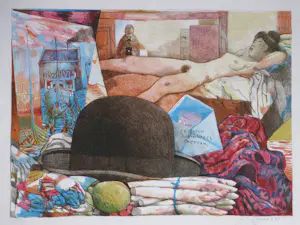 Nicolaas Wijnberg - Hommage aan Breitner - Kleurenlitho kopen? Bied vanaf 60!