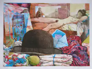 Nicolaas Wijnberg - Hommage aan Breitner - Kleurenlitho verkocht voor € 75!