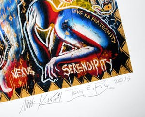 Mark Kostabi - Serendipity - Giclèe op papier2017 - handgesgineerd oplage 61/100 kopen? Bied vanaf 125!