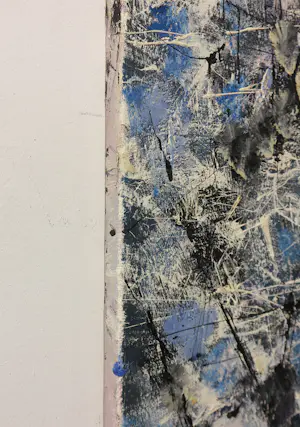 Angelos Tassopoulos - Olieverf op doek, Abstracte compositie - Zeer groot kopen? Bied vanaf 300!