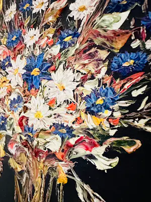 Magda Verschaeve - Bloemenstilleven olieverfschilderij kopen? Bied vanaf 40!