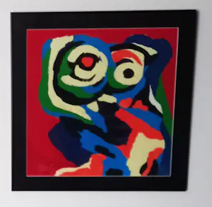 Karel Appel - 'Leef met mij' (nieuw gelijst) kopen? Bied vanaf 1290!