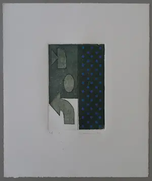 Thomas Ankum - Zonder Titel, ets, oplage 2 ex., 1993 gesigneerd/genummerd, mint kopen? Bied vanaf 55!