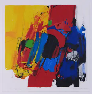 Frank Lejeune - Zeefdruk, Fade away in a dream - Ingelijst kopen? Bied vanaf 20!