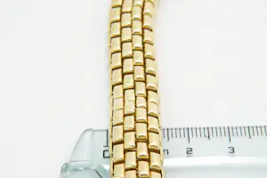 25 - 18 karaats geelgouden mesh schakel armband kopen? Bied vanaf 2680!