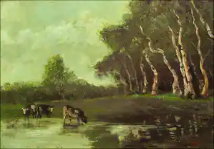 Henri Endlich - Koeien in landschap verkocht voor € 150!