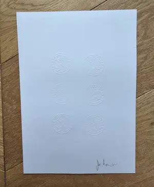 Jan Henderikse - Museum Labels - 8 Unieke gesigneerde werken - 2018 - 21 x 15 cm per stuk kopen? Bied vanaf 450!