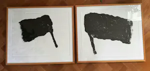 Armando - Set van twee grote werken ‘Fahne’ kopen? Bied vanaf 1200!
