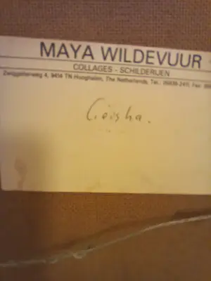 Maya Wildevuur - Origineel & Opeenvolgend Tweeluik 'Geisha' (1992, nr. 133-10 & 134-10) kopen? Bied vanaf 1500!