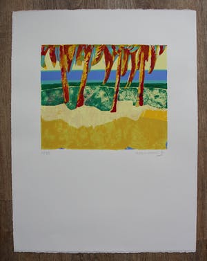 Jeroen Krabbé - Zeefdruk: Rangali Island - 1995 kopen? Bied vanaf 150!
