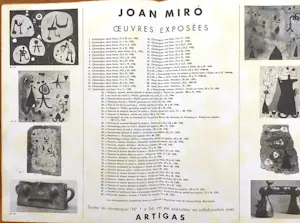 Joan Miro - Derrière Le Miroir - no. 14-15 - Jaar 1948 - Maeght Paris - 2e Editie - Goed kopen? Bied vanaf 50!